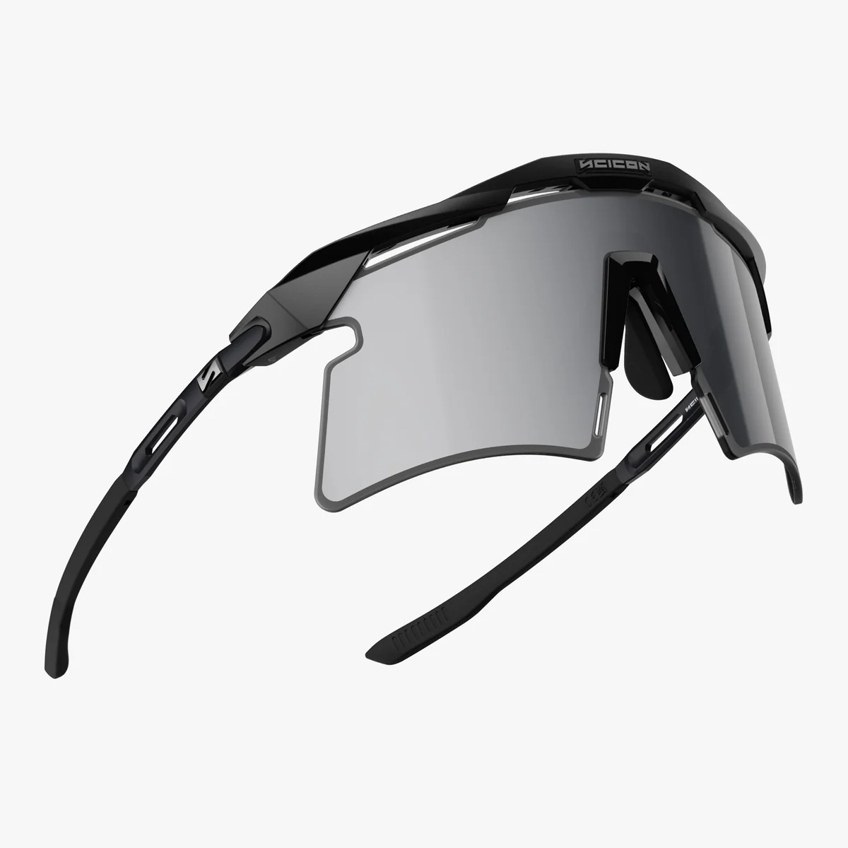 Gafas SCICON AEROSHADE 2.0 TITANIUM Negro Mate Multimirror Plata + Lente Rosa