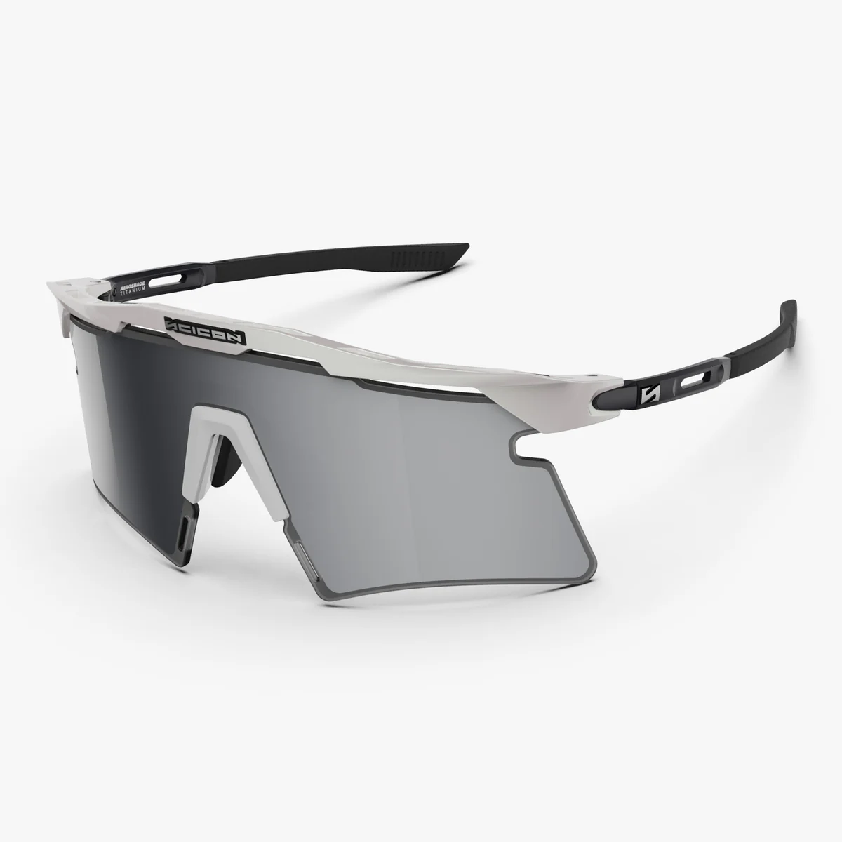 Gafas SCICON AEROSHADE 2.0 TITANIUM White Metal Multimirror Plata + Rosa