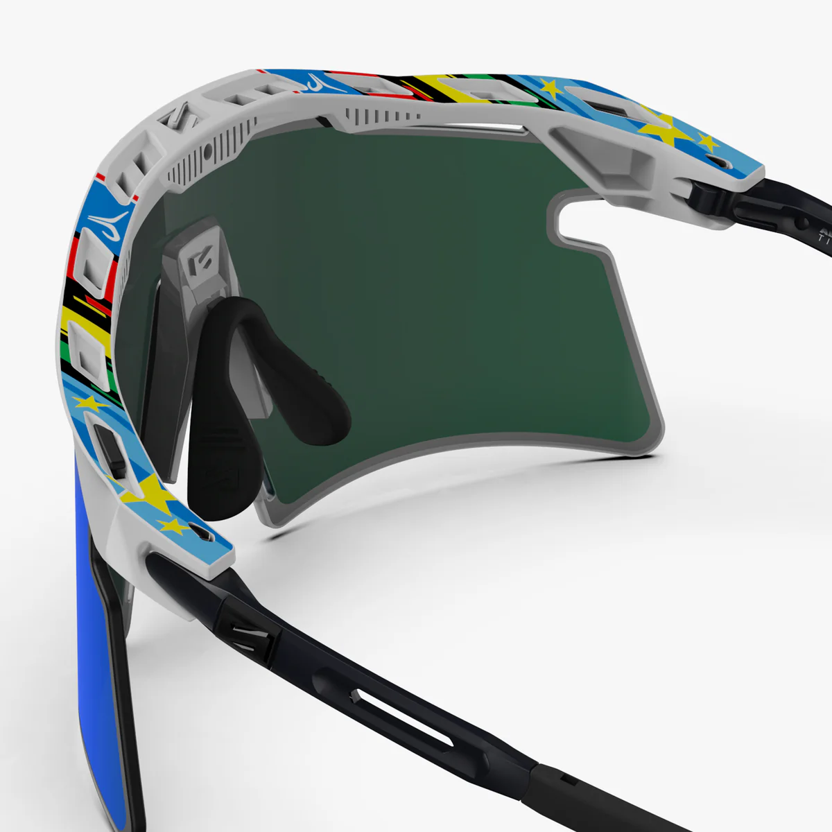 SCICON AEROSHADE 2.0 TITANIUM WC EUROPEAN CHAMPION Lente multiespejo Azul Verde + Rosa