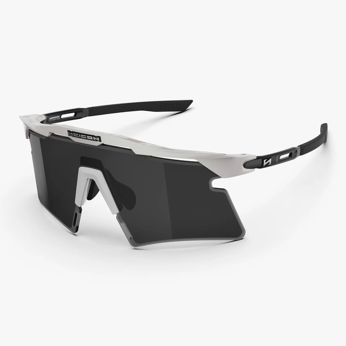 Gafas SCICON AEROSHADE 2.0 TITANIUM White Metal Smoke Black + Pink