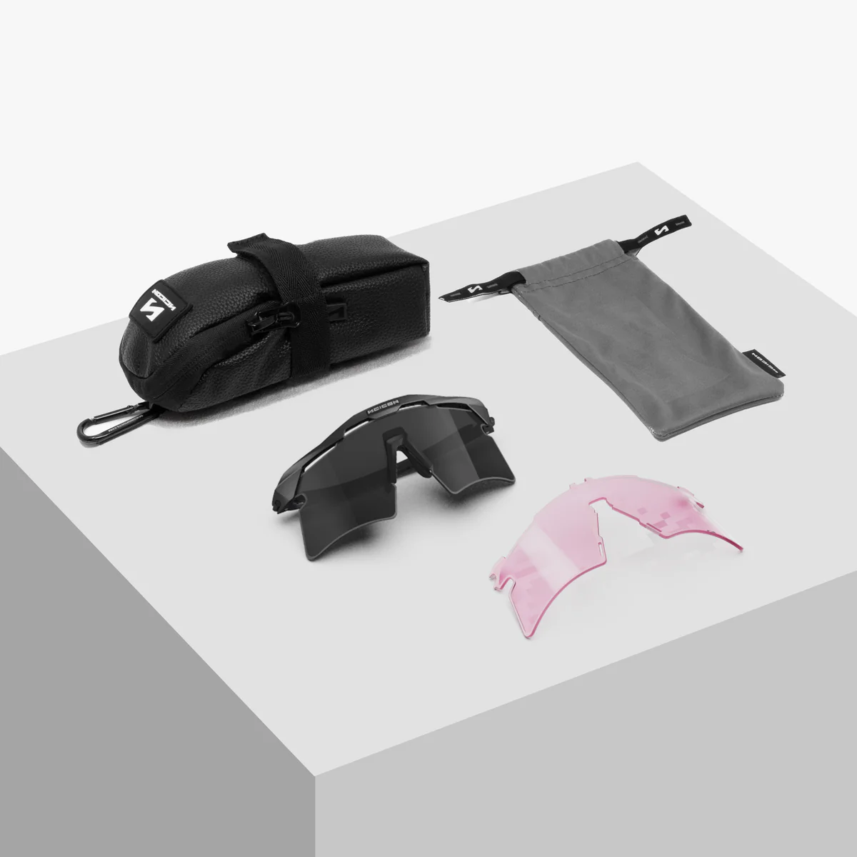 Gafas SCICON AEROSHADE 2.0 TITANIUM White Metal Smoke Black + Pink
