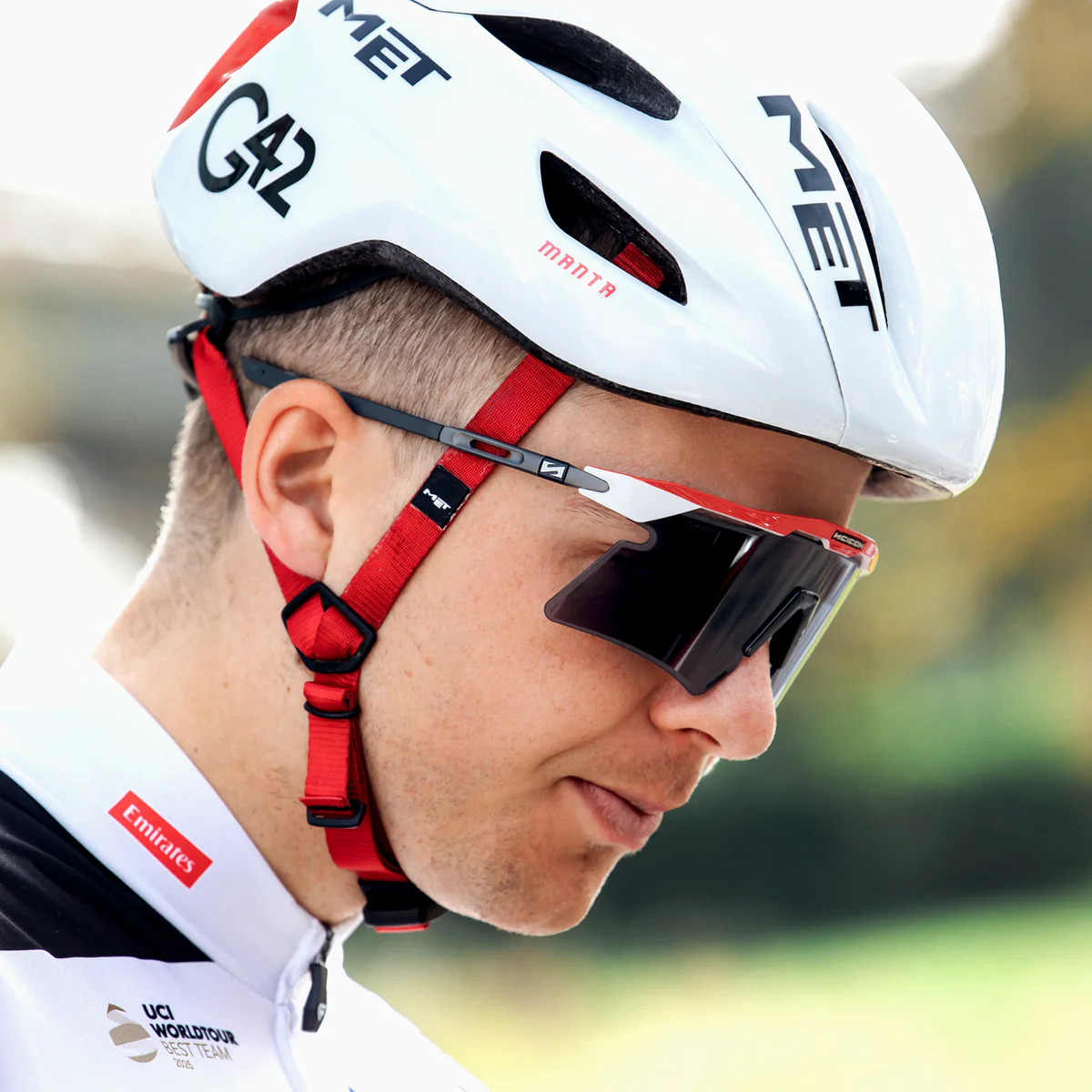 Gafas SCICON AEROSHADE 2.0 TITANIUM UAE EMIRATES Negro humo + lente rosa