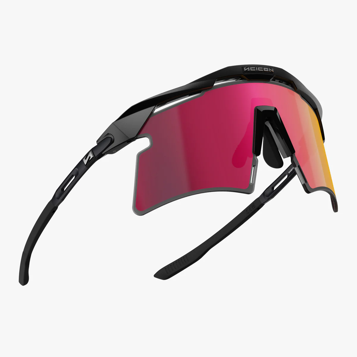 SCICON AEROSHADE 2.0 TITANIUM Negro Mate Lente Multirreflejo + Gafas Rosa