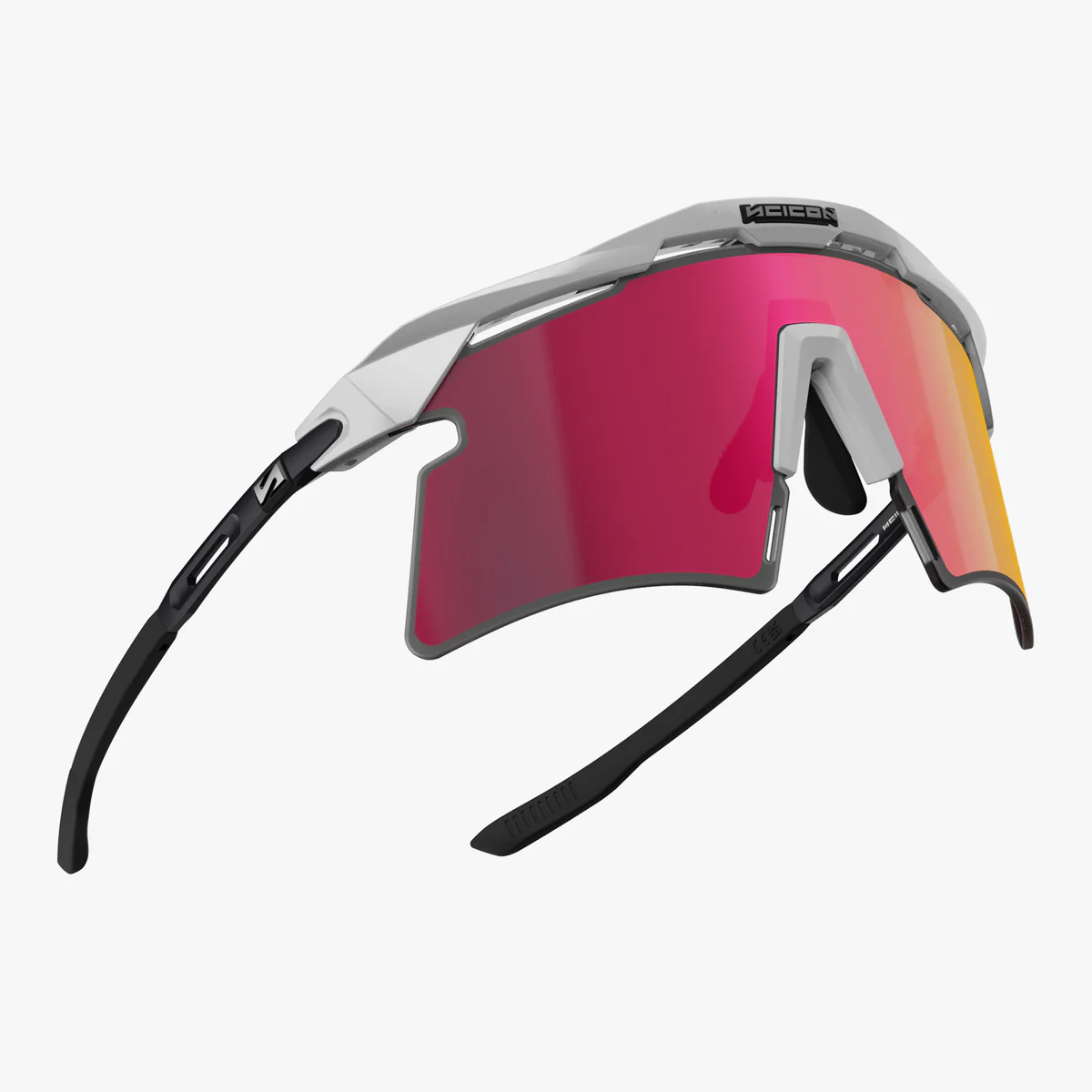 Gafas de sol SCICON AEROSHADE 2.0 TITANIUM White Metal Multimirror + Gafas rosas