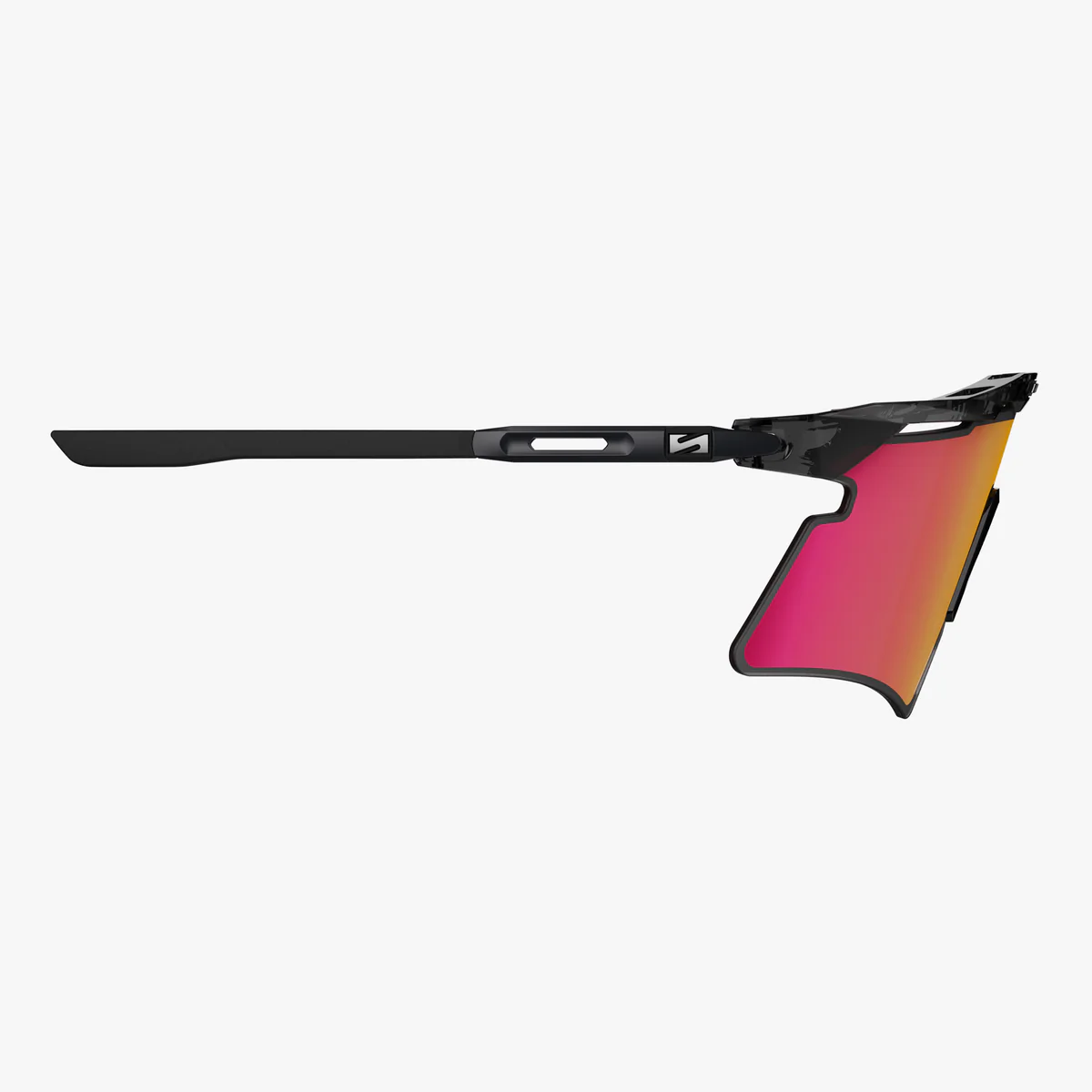 Gafas de sol SCICON AEROSHADE 2.0 TITANIUM Black Crystal Gloss Multimirror Sunburts + Lente Rosa
