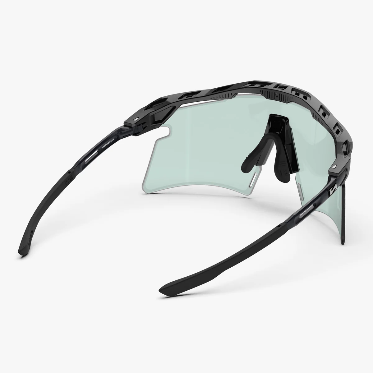 Gafas SCICON AEROSHADE 2.0 TITANIUM Negro Mate Azul Verde Lente Fotocromática
