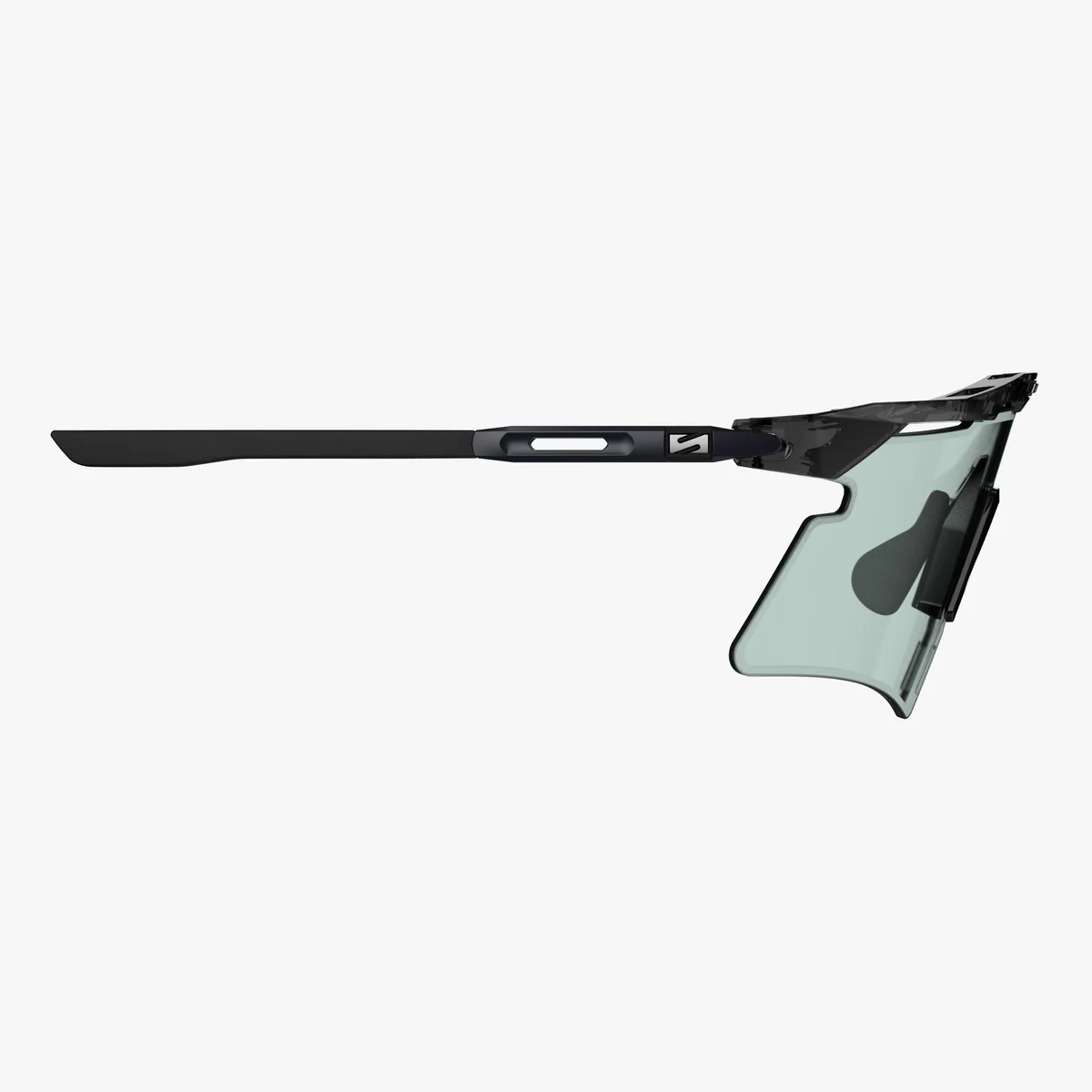 Gafas de sol SCICON AEROSHADE 2.0 TITANIUM Negro Cristal Brillante Azul Verde Lente fotocromática