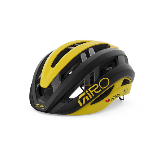 Casco de carretera GIRO ARIES MIPS SPHERICAL VISMA LEASE A BIKE Negro/Amarillo