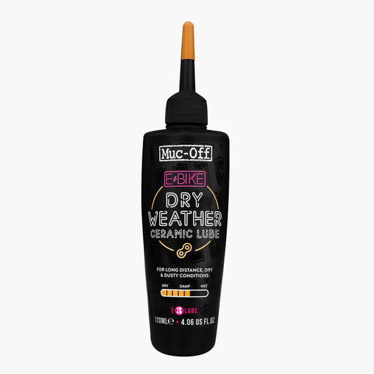 MUC-OFF E-BIKE DRY WEATHER Lubricante de cadena para condiciones secas (120 ml)