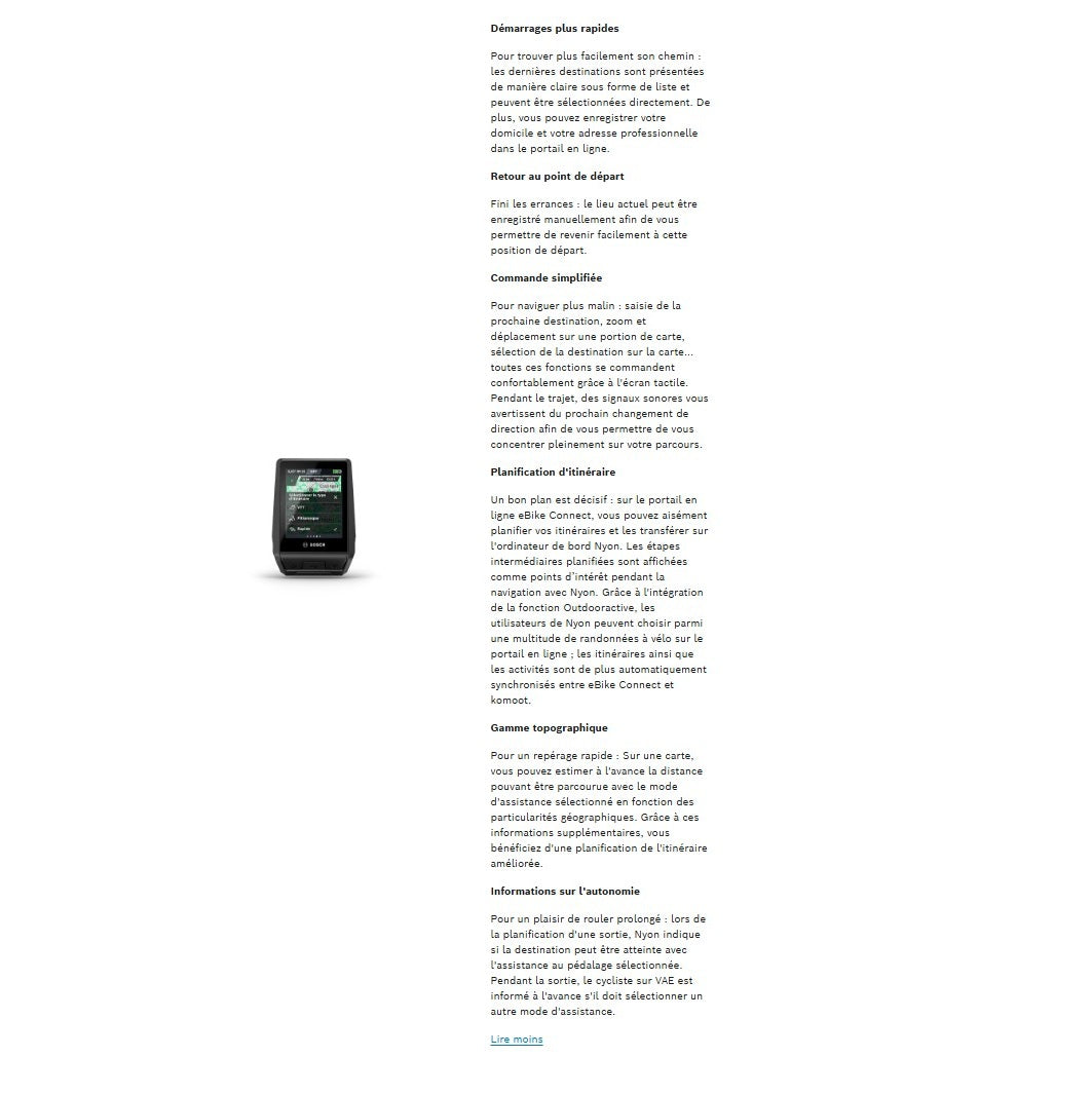 Pantalla BOSCH NYON