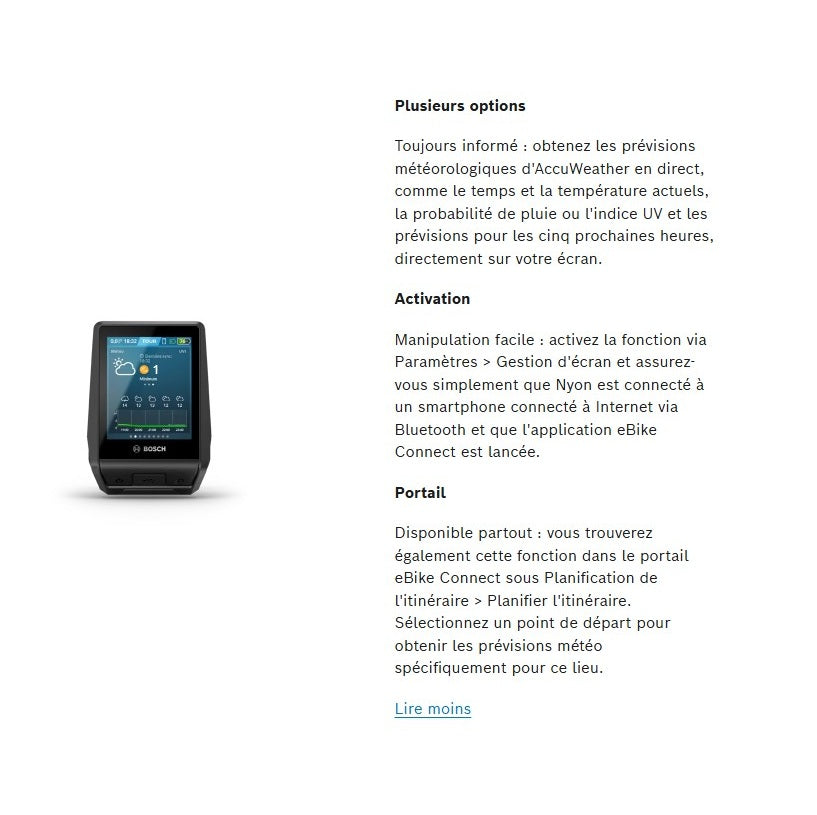 Pantalla BOSCH NYON