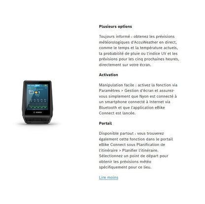 Pantalla BOSCH NYON