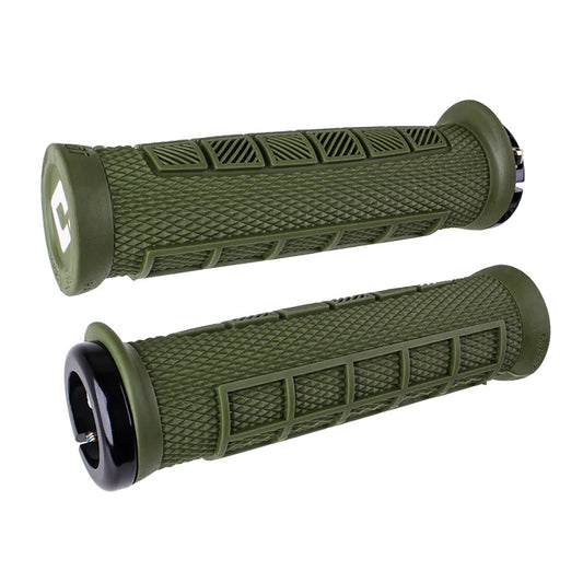 Puños ODI ELITE PRO V2.1 Lock-on 130 mm Oliva