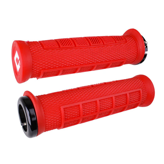 Puños ODI ELITE PRO V2.1 Lock-on 130 mm Rojo