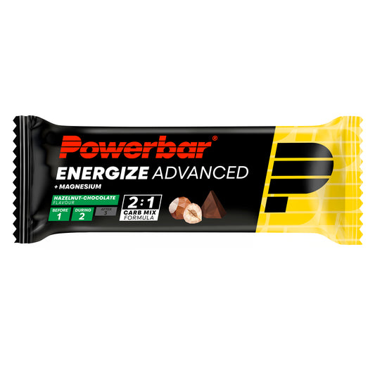 POWERBAR ENERGIZE ADVANCED Barrita energética (55g) Chocolate Avellana