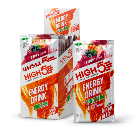 Bebida Energética High5 ENERGY DRINK PROTEIN (47g) Frutos Rojos