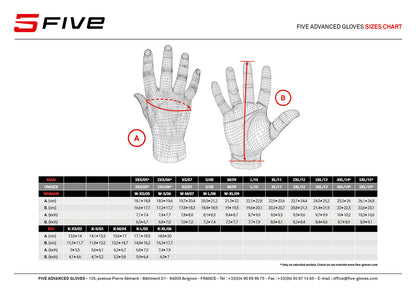 Guantes FIVE XR-RIDE Burdeos