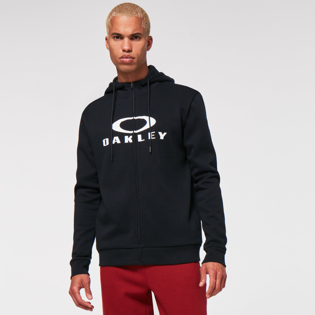 Sudadera con Capucha OAKLEY BARK FZ HOODIE 2.0 Negro/Blanco