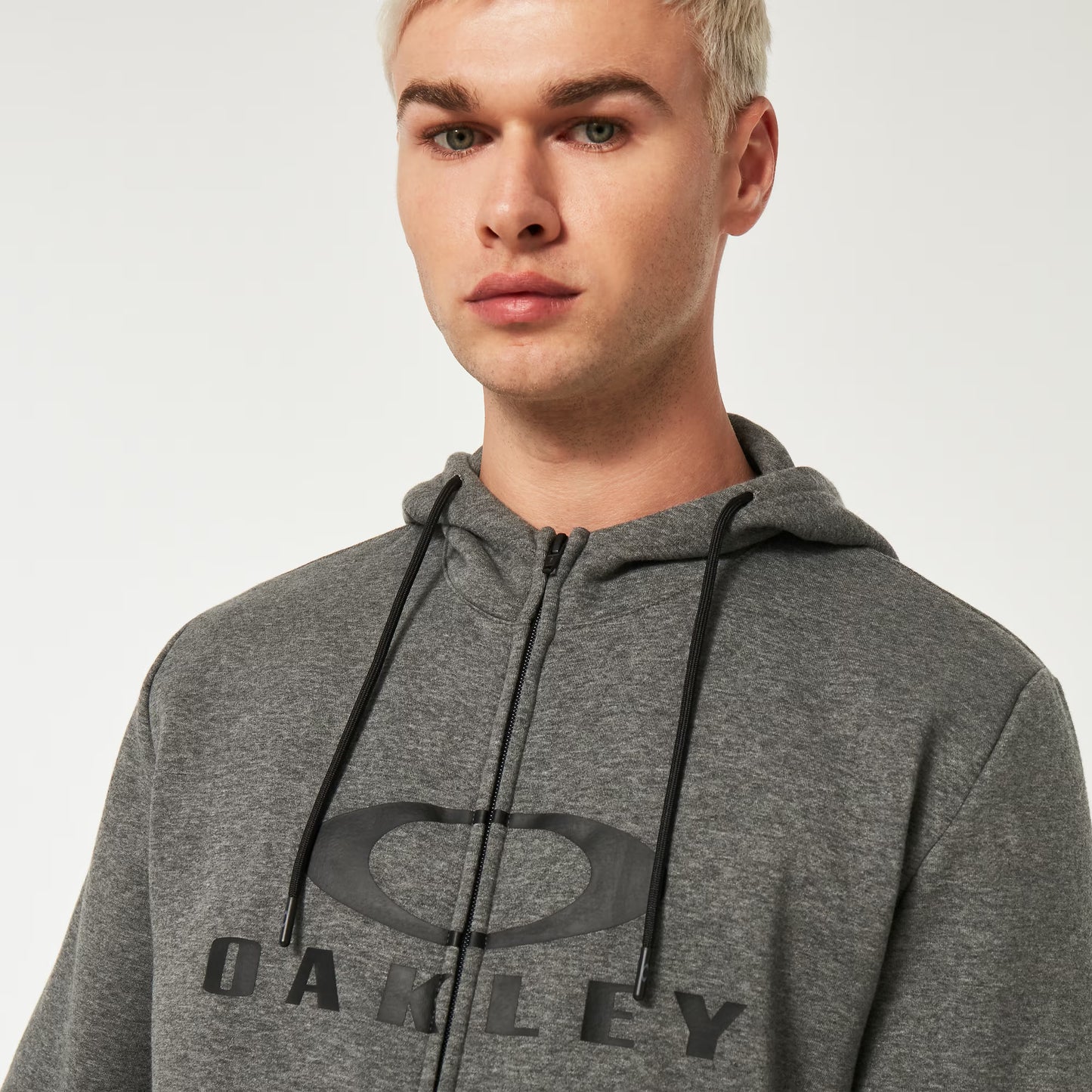 Sudadera con capucha OAKLEY BARK FZ HOODIE 2.0 New Athletic Grey