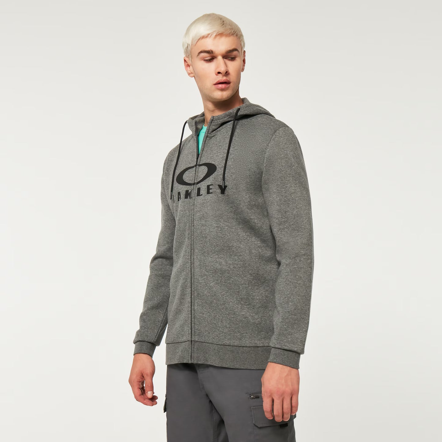 Sudadera con capucha OAKLEY BARK FZ HOODIE 2.0 New Athletic Grey