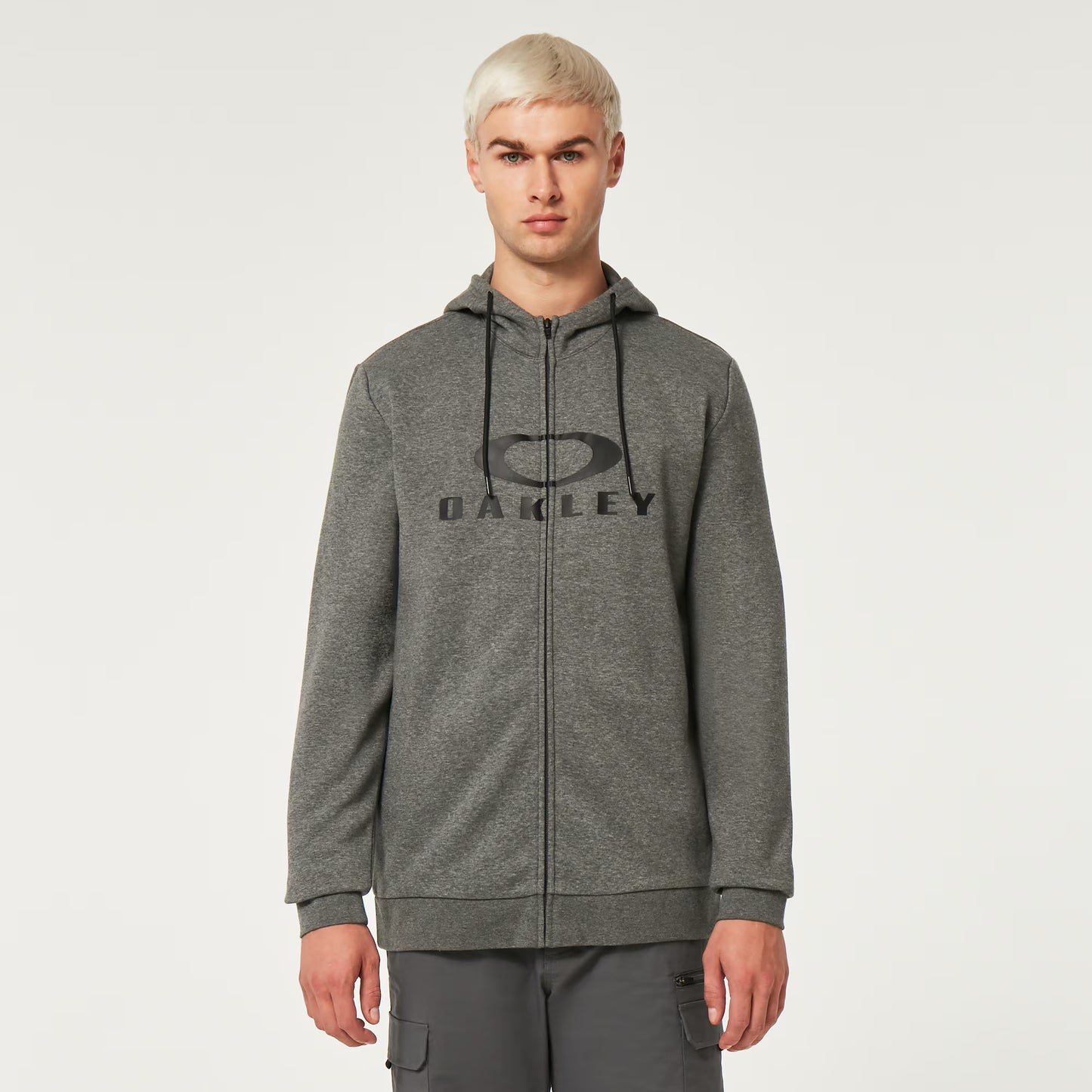 Sudadera con capucha OAKLEY BARK FZ HOODIE 2.0 New Athletic Grey