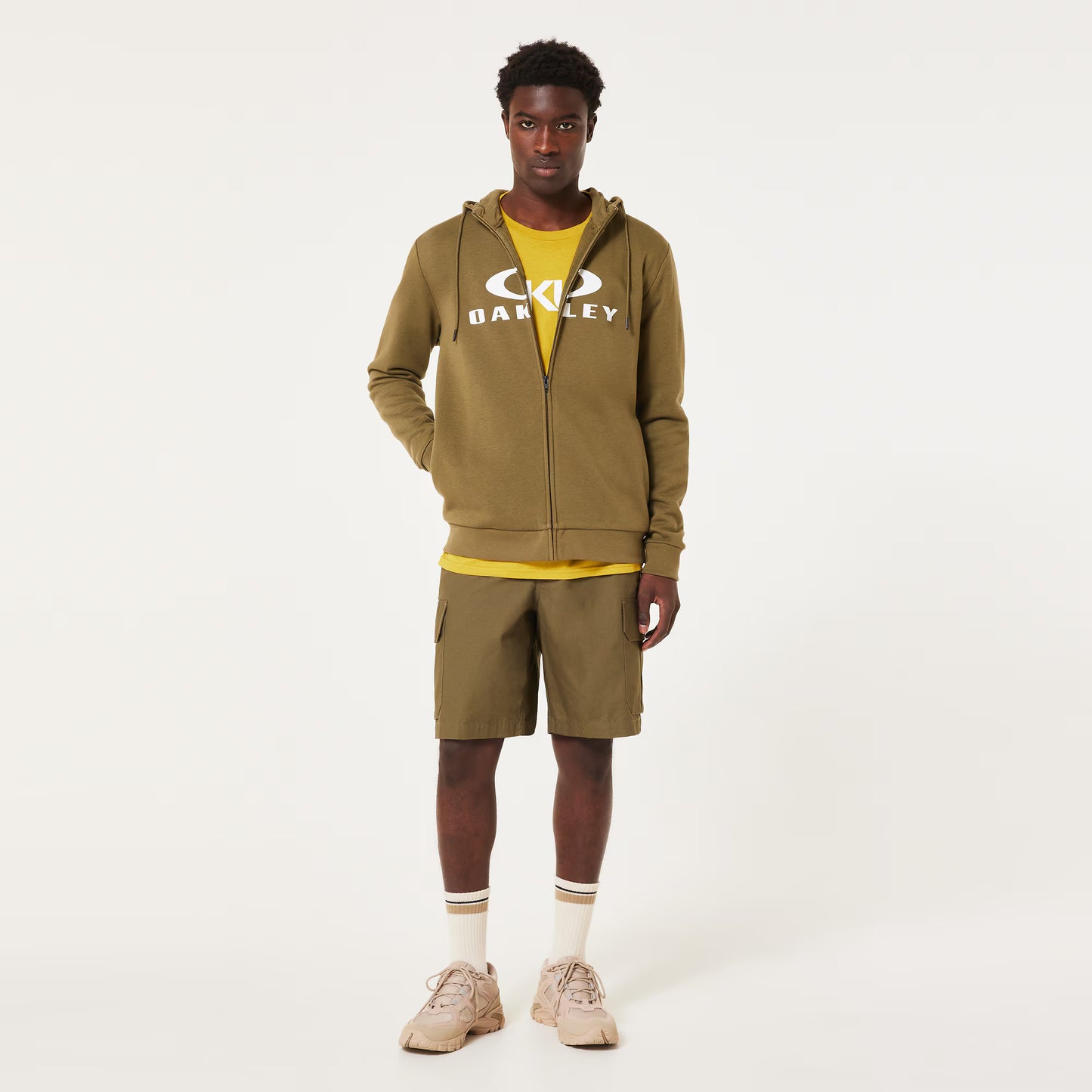 OAKLEY BARK FZ HOODIE 2.0 Sudadera con capucha verde militar