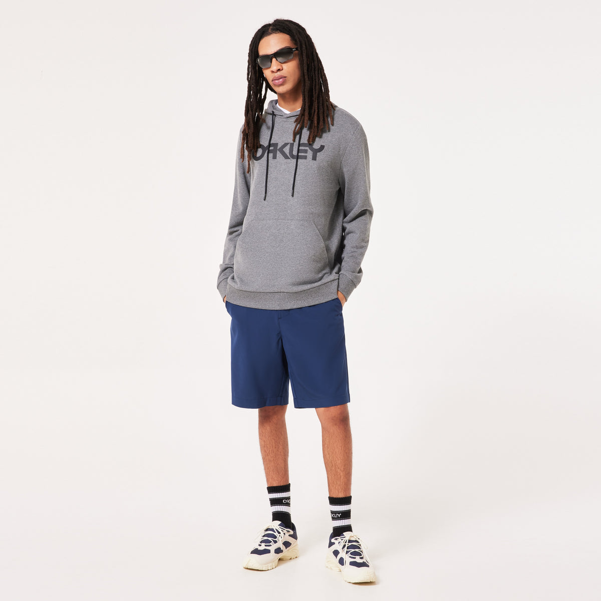 Sudadera con Capucha OAKLEY B1B PO HOODIE 2.0 Gris/Negro