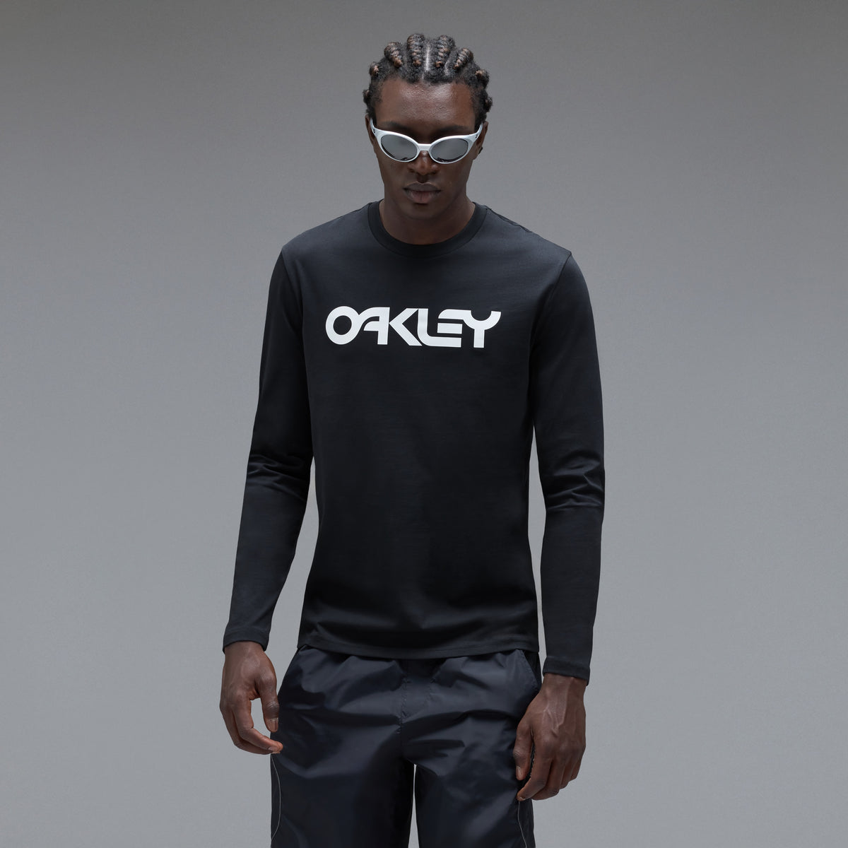 Camiseta OAKLEY MARK II TEE 2.0 Manga Larga Negro/Blanco