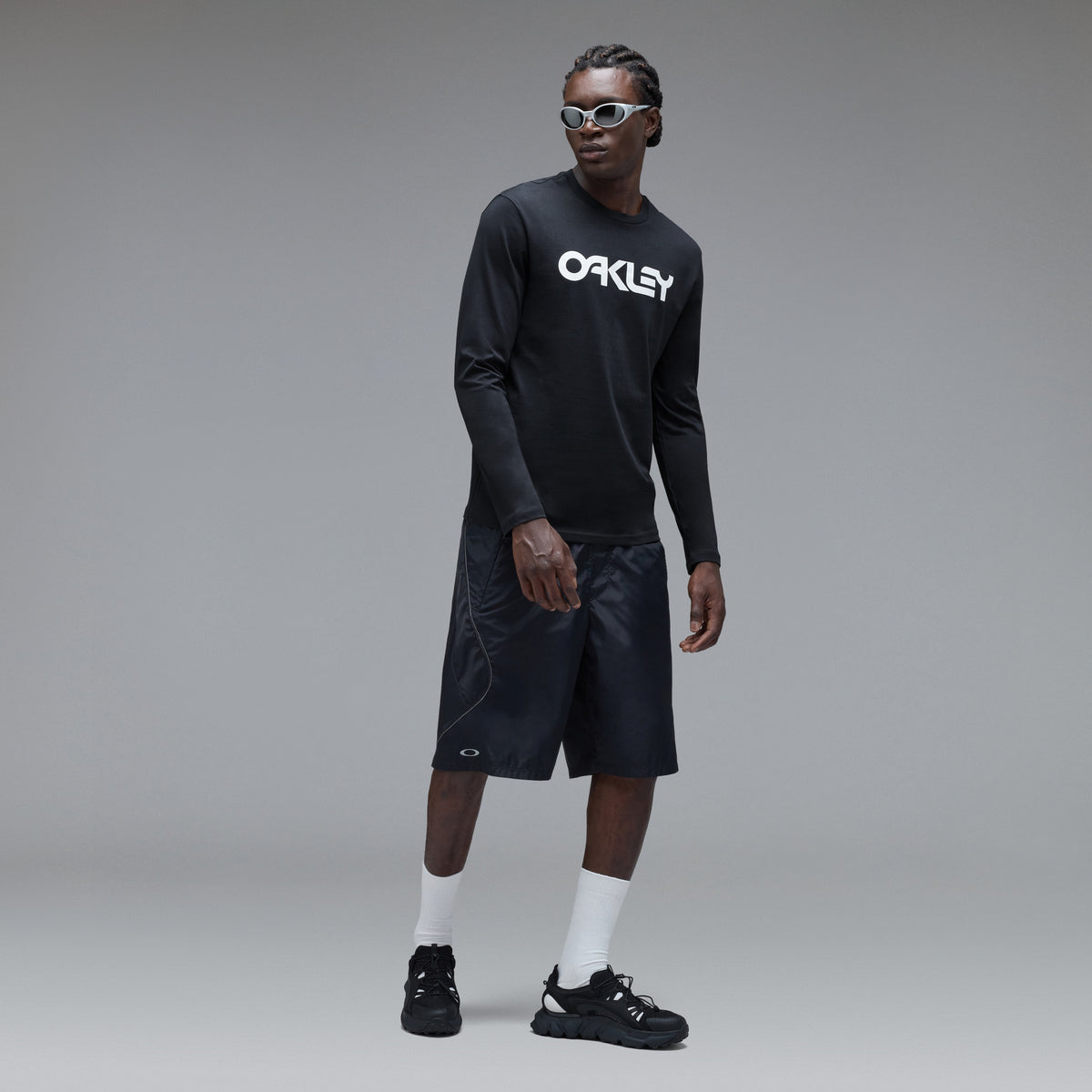 Camiseta OAKLEY MARK II TEE 2.0 Manga Larga Negro/Blanco