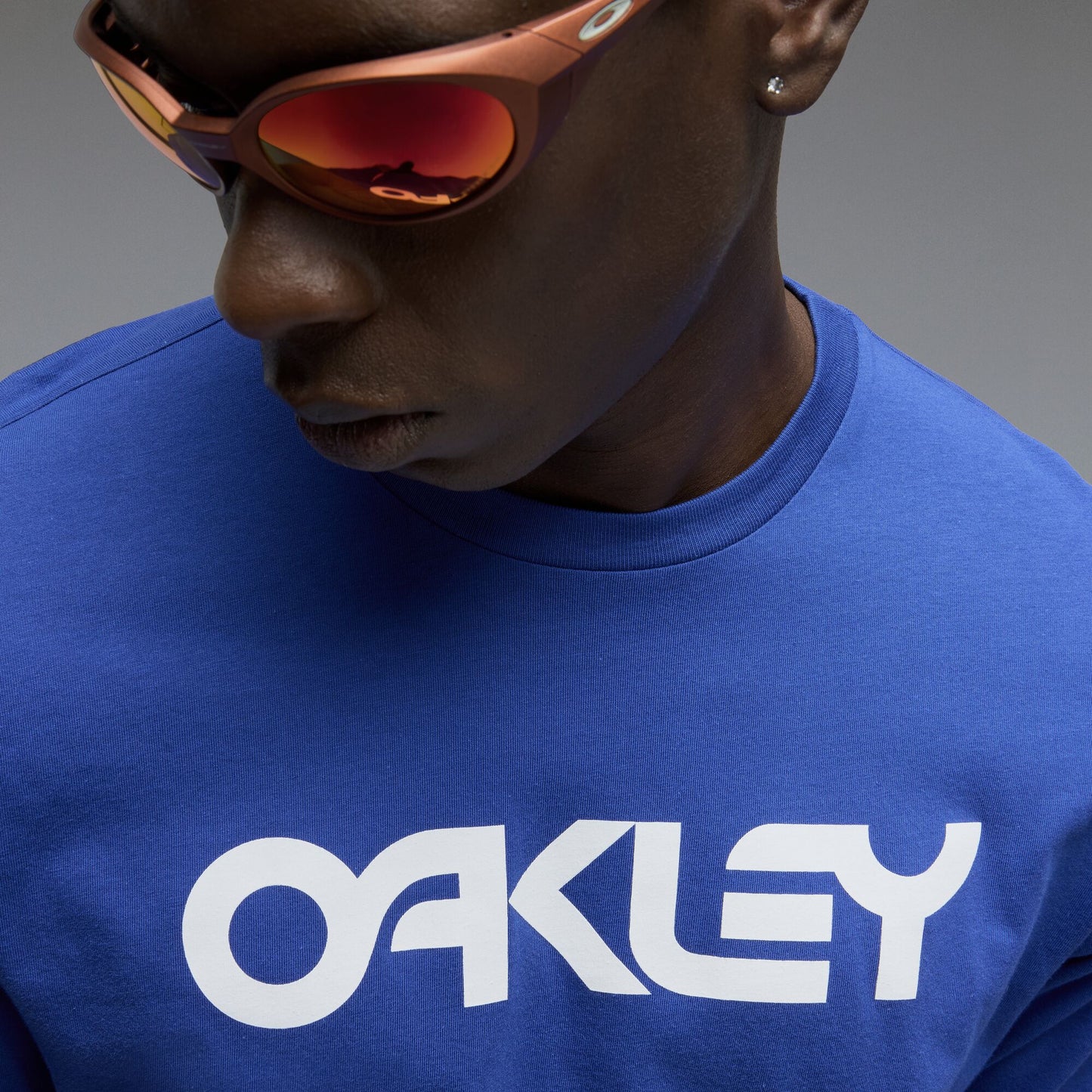 Camiseta OAKLEY MARK II 2.0 Manga Larga Azul Eléctrico