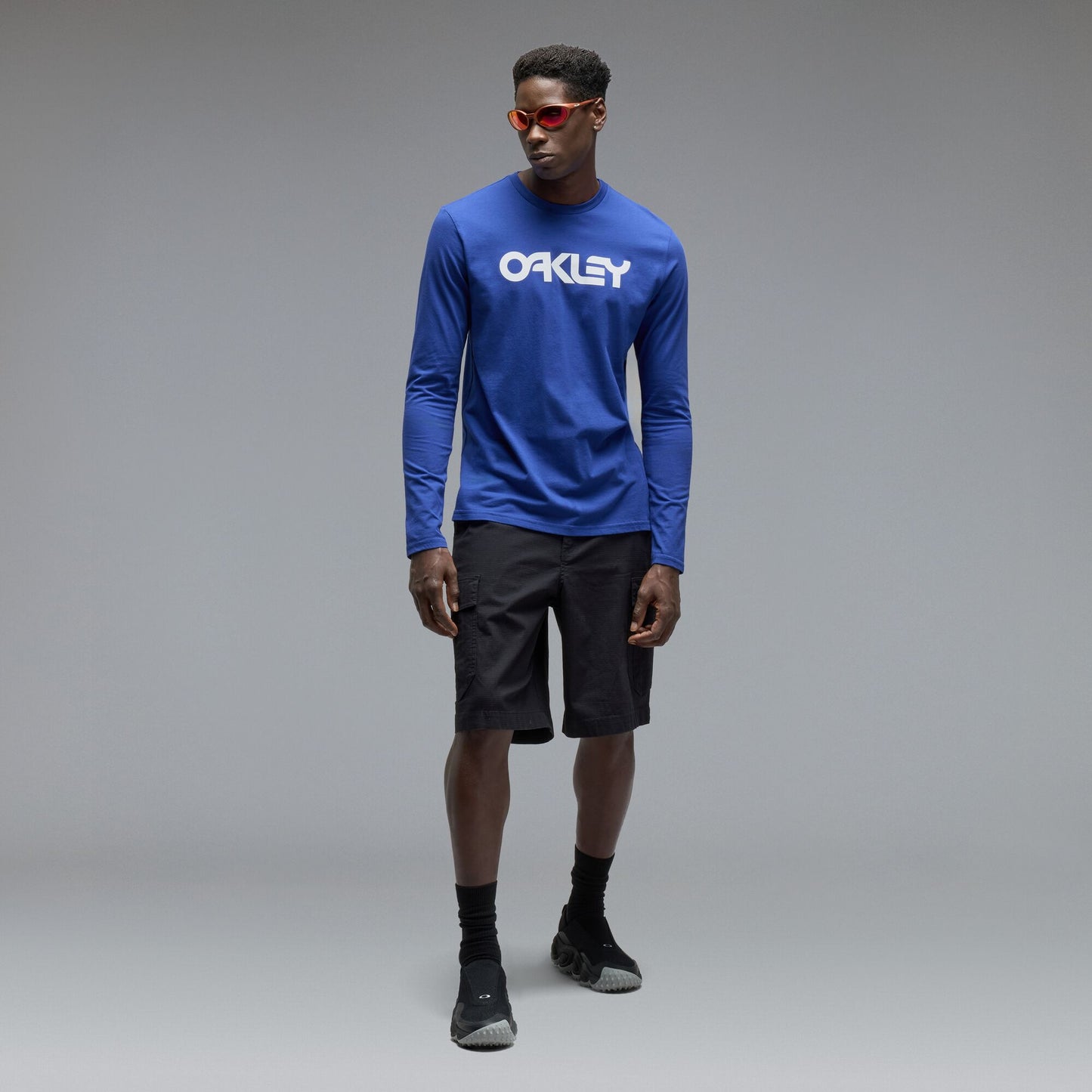 Camiseta OAKLEY MARK II 2.0 Manga Larga Azul Eléctrico