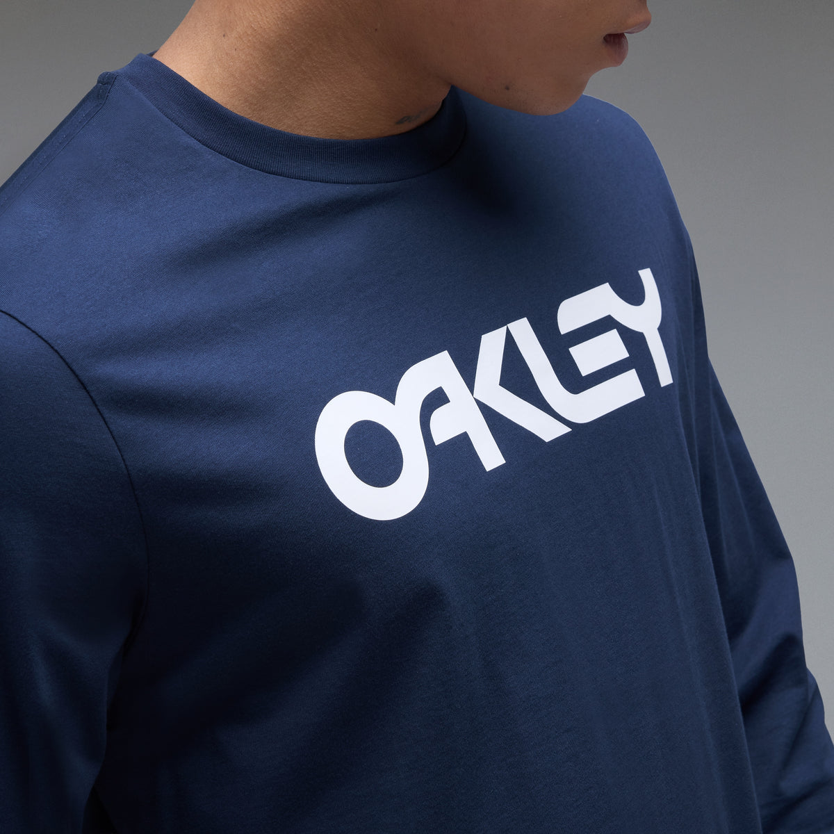 T-Shirt OAKLEY MARK II TEE 2.0 Manga Larga Marino