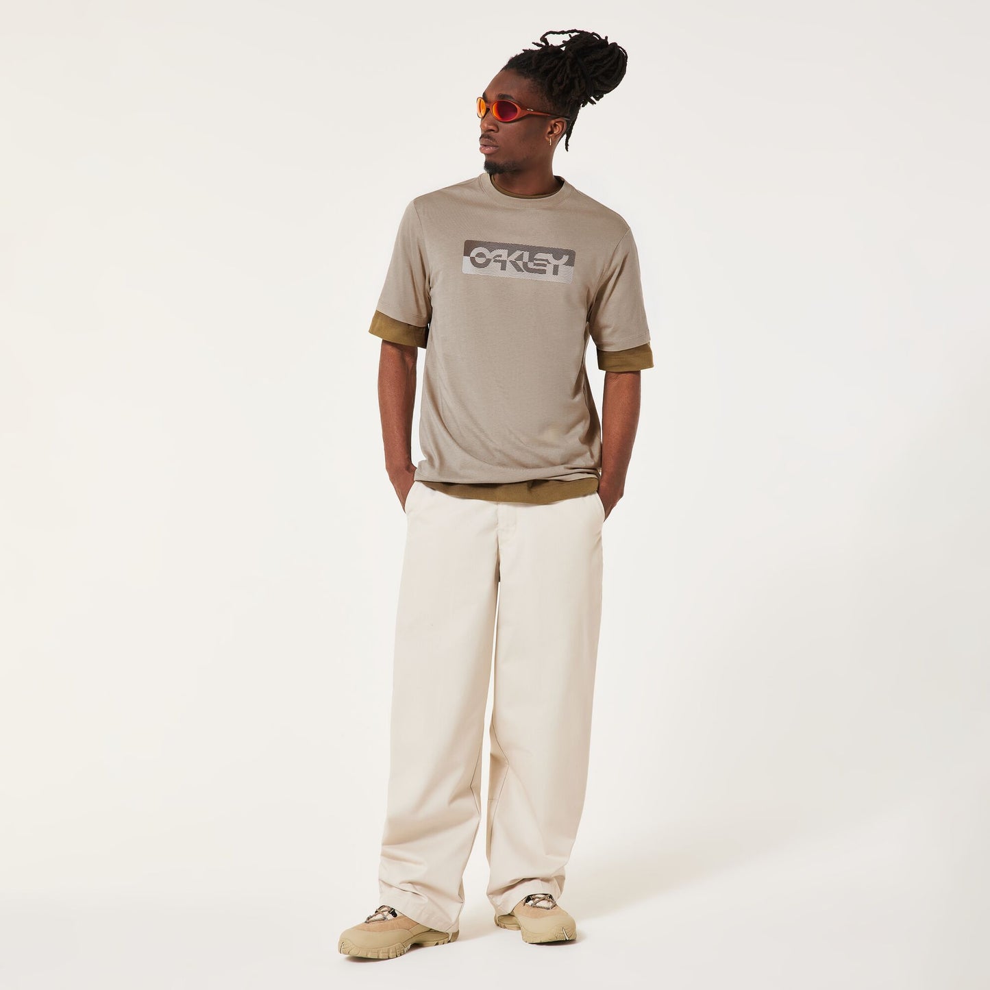 Camiseta OAKLEY DUALITY B1B Beige Pebble