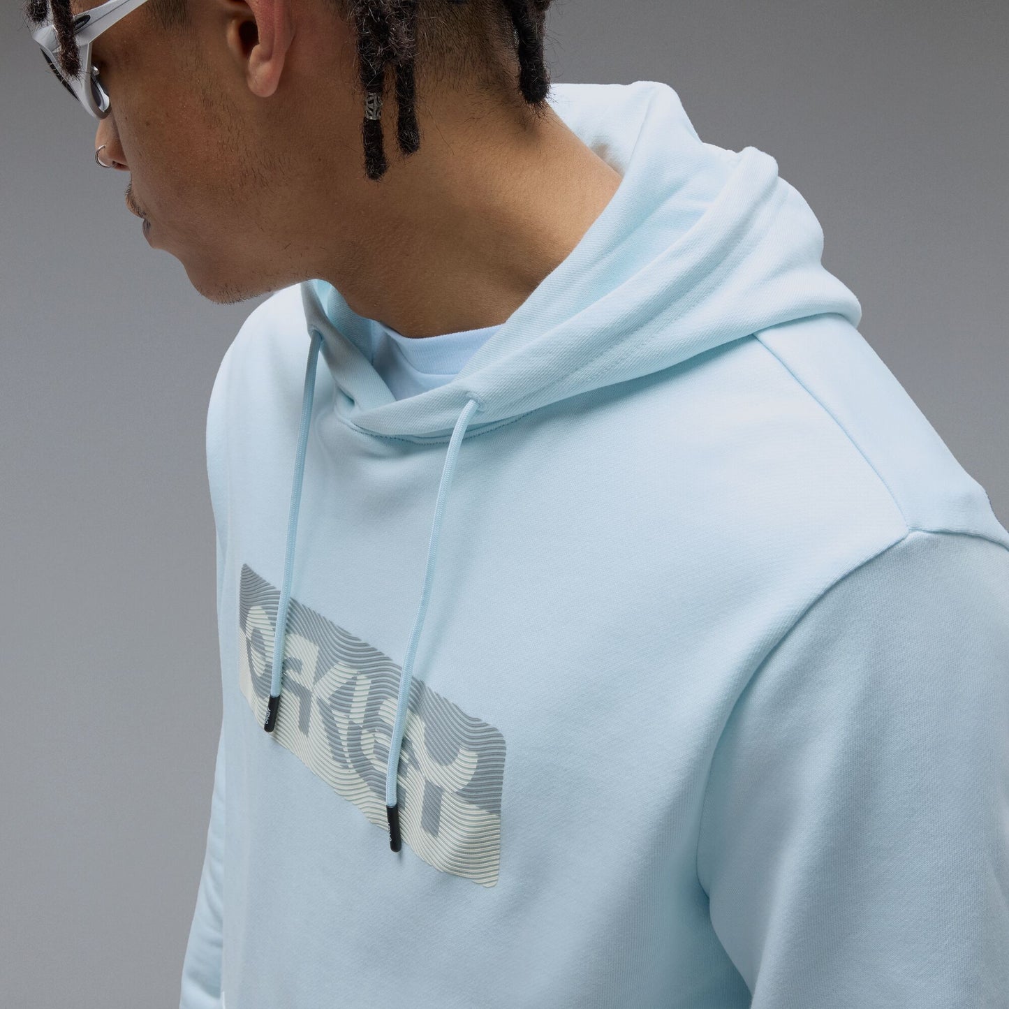 OAKLEY DUALITY B1B PO Sudadera con capucha Azul escarcha