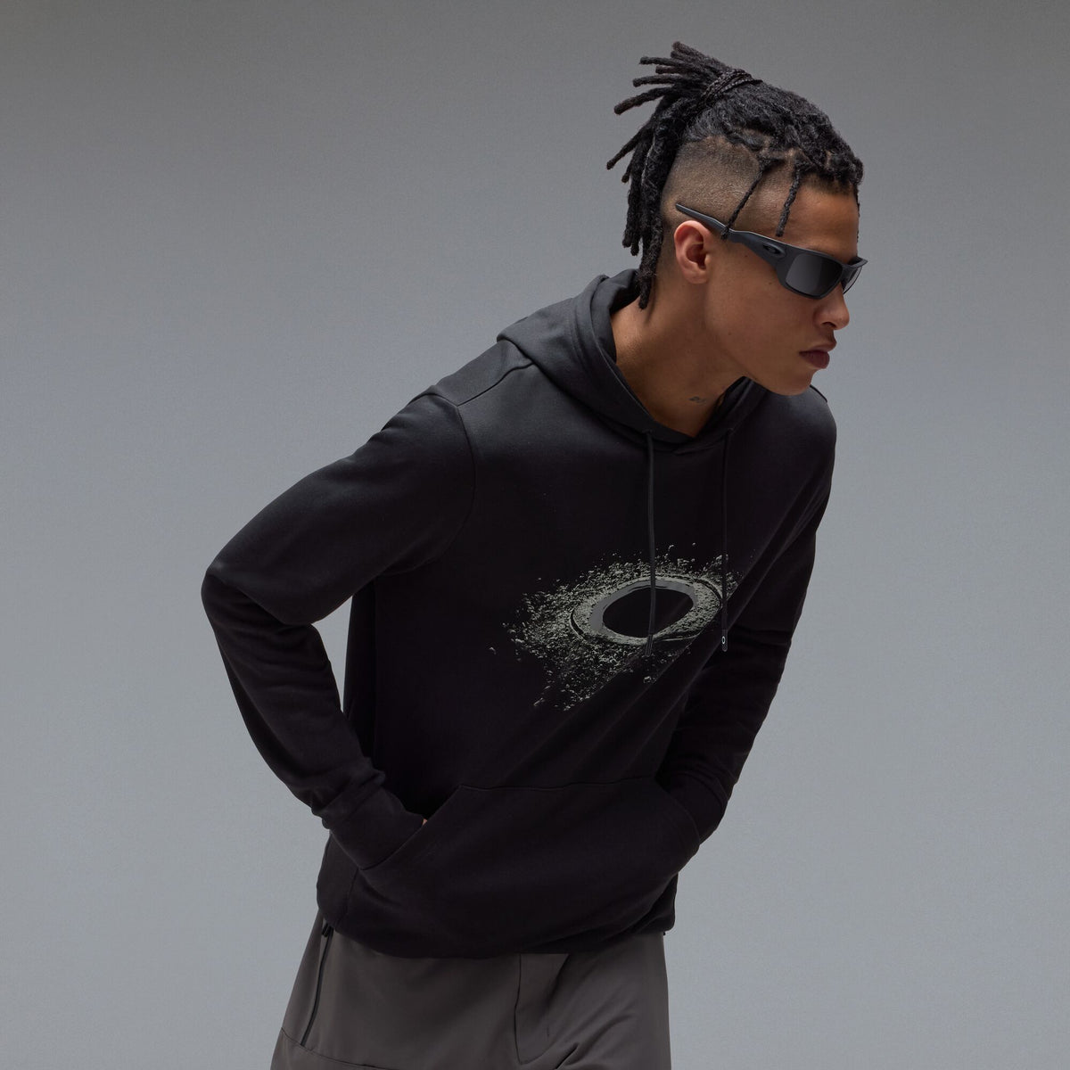 Sudadera con Capucha OAKLEY LUNAR ELLIPSE HOODIE Negro