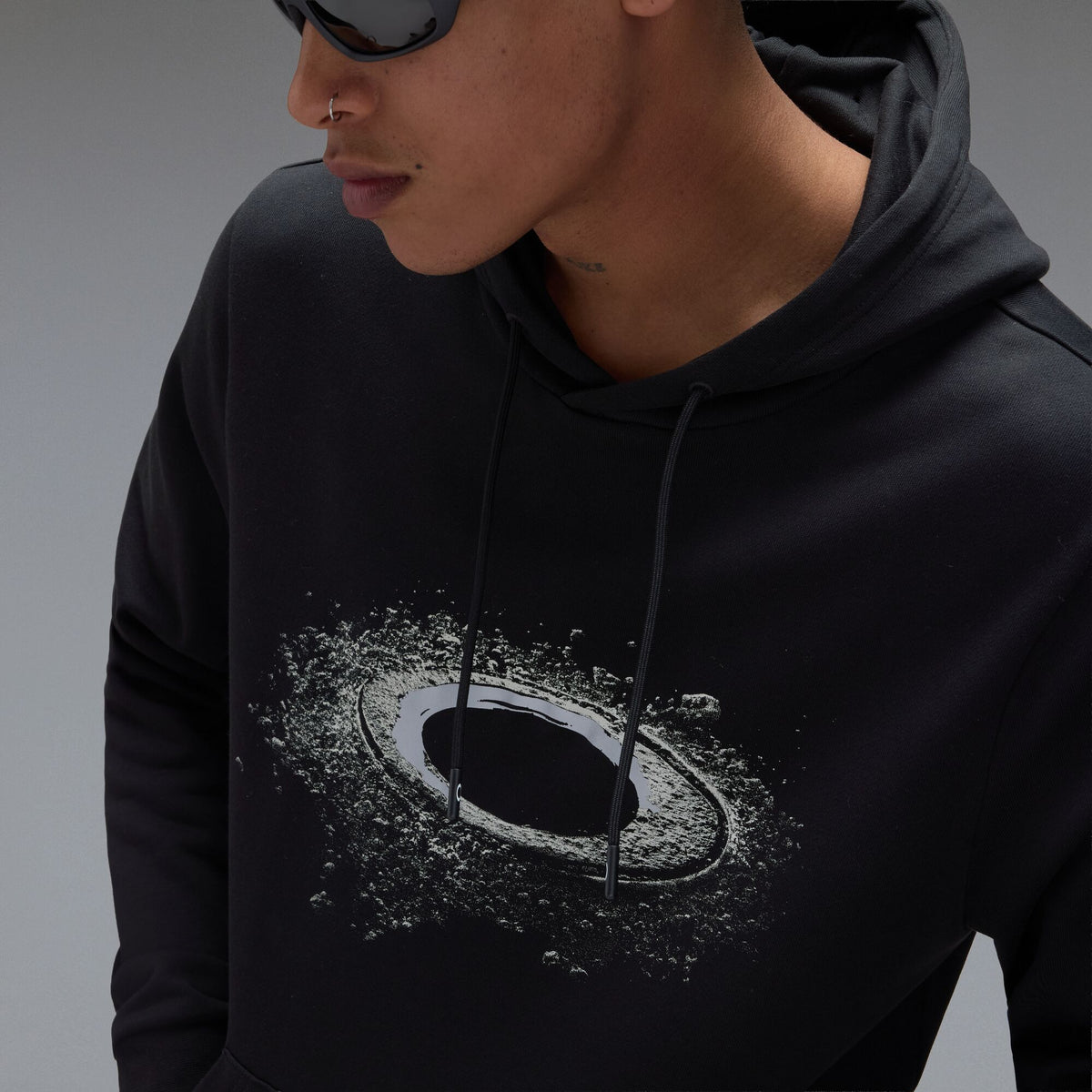 Sudadera con Capucha OAKLEY LUNAR ELLIPSE HOODIE Negro