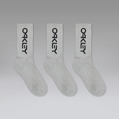 Calcetines OAKLEY B1B SOCKS 2.0 Grises (x3 pares)