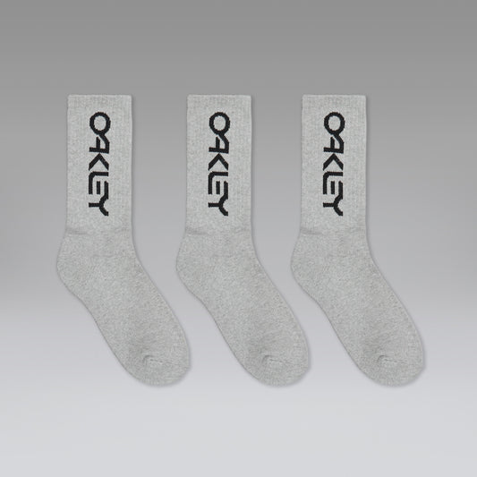 Calcetines OAKLEY B1B SOCKS 2.0 Grises (x3 pares)