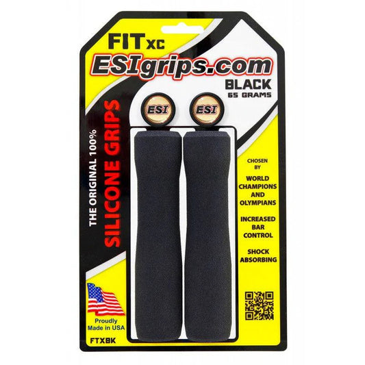 Puños ESI FIT XC (EXTRA CHUNKY/CHUNKY COMBO) 130 mm Negro