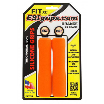 Grips ESI FIT XC (EXTRA CHUNKY/CHUNKY COMBO) 130 mm Naranja