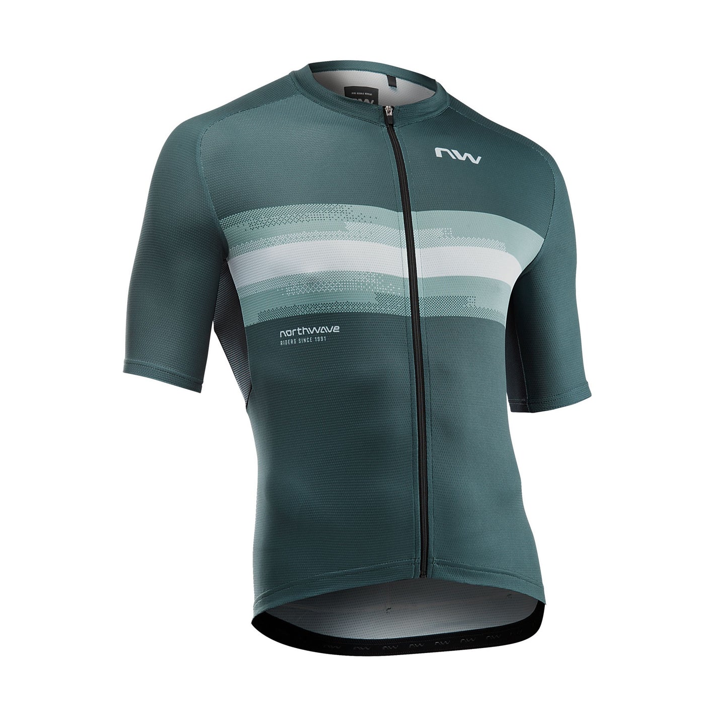 Maillot manga corta NORTHWAVE FORCE EVO Verde salvia/Gris