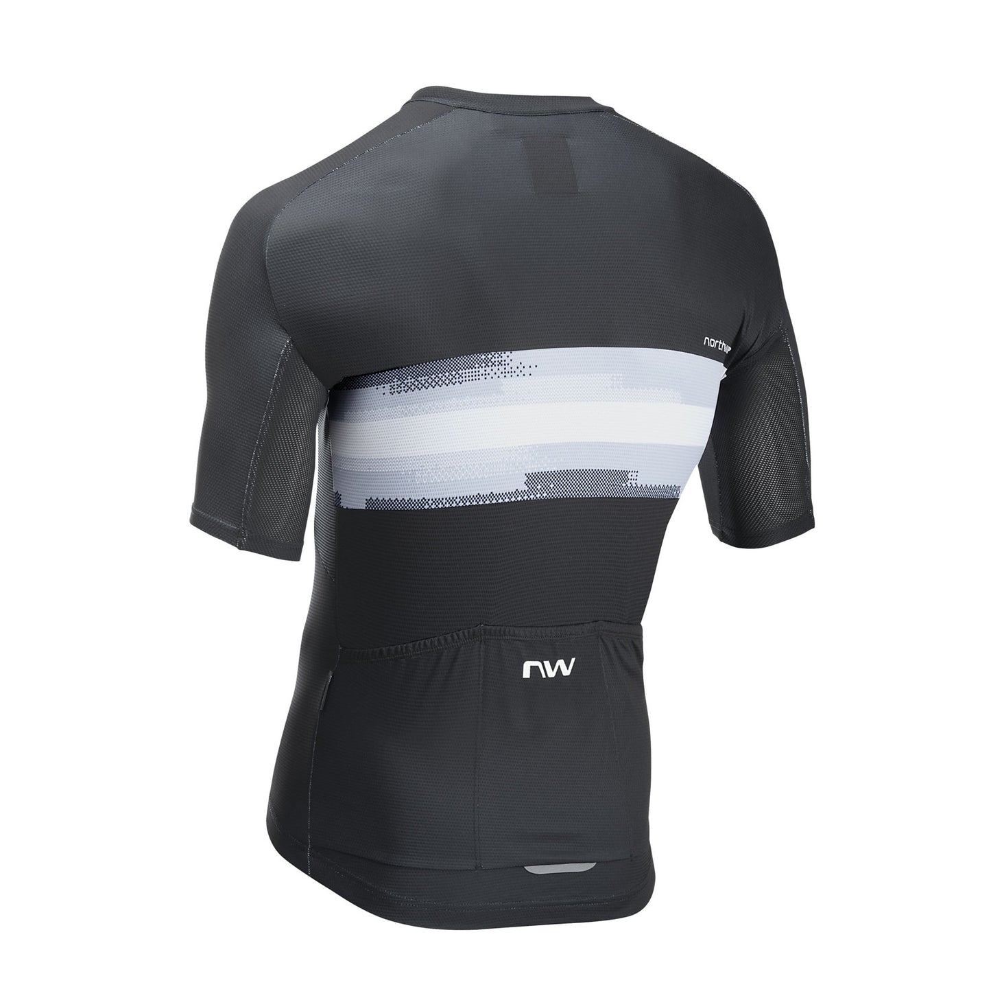 Maillot de manga corta NORTHWAVE FORCE EVO Negro/Blanco