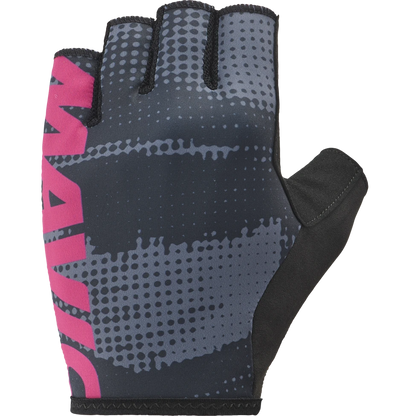 Guantes Cortos MAVIC ESSENTIAL PADDED GRAPHIC Gris/Rosa