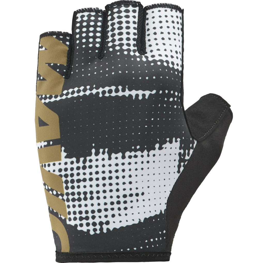MAVIC ESSENTIAL GUANTES CORTOS GRÁFICOS AColchados Negro/Blanco
