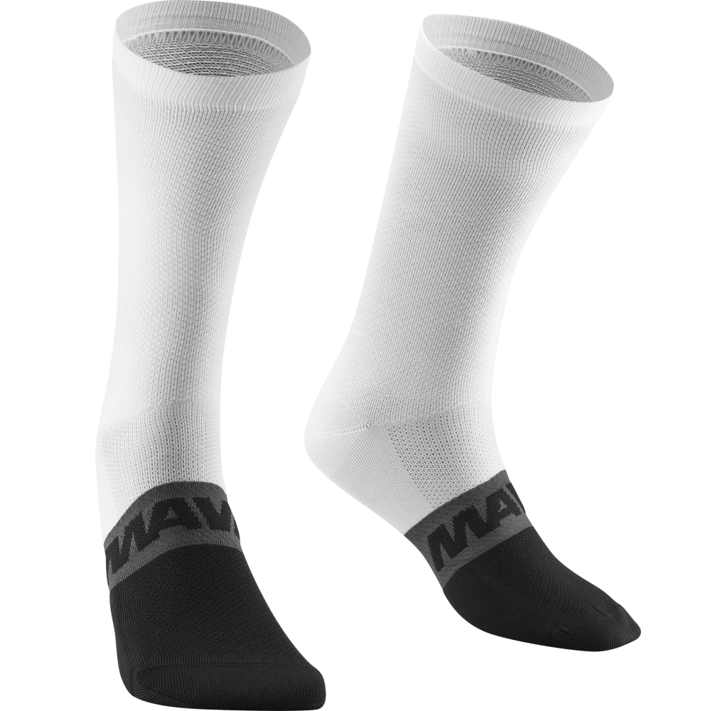 MAVIC ESSENTIAL HIGH Calcetines Blanco