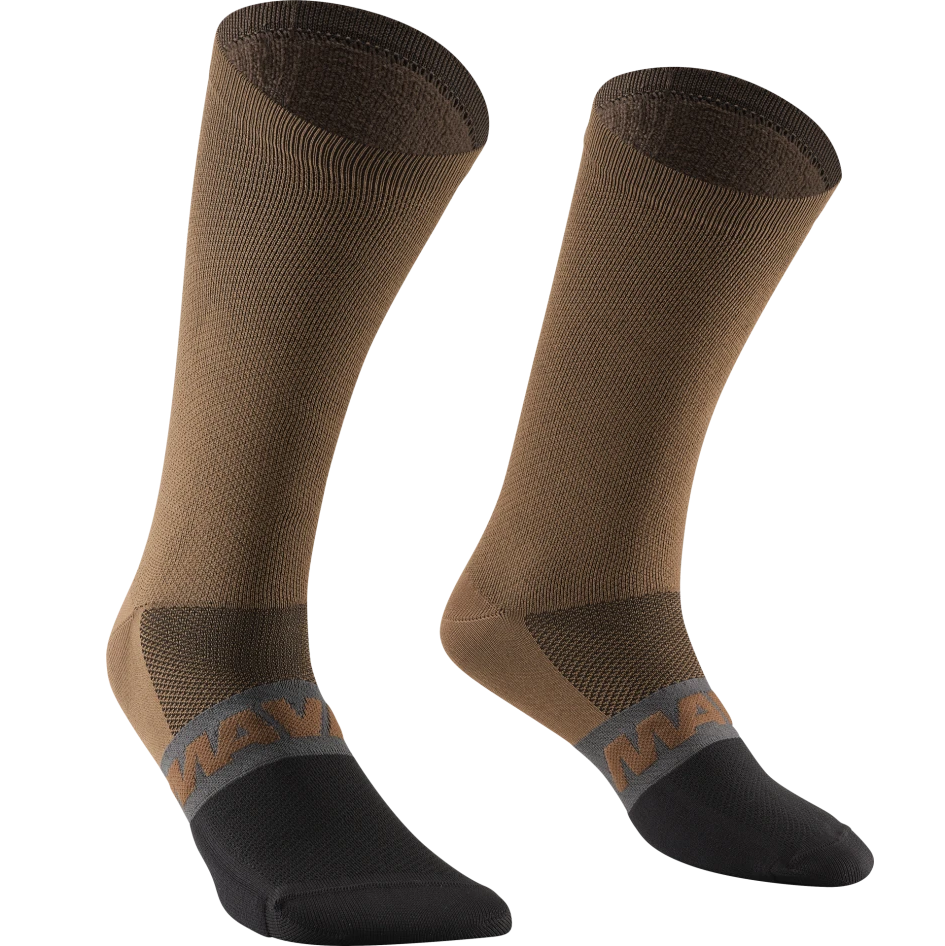 Calcetines MAVIC ESSENTIAL HIGH Marrón