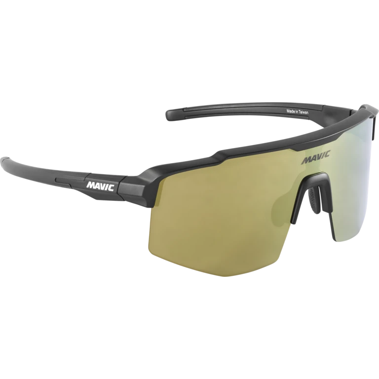 Gafas Mavic MVS Shield negras con lente dorada