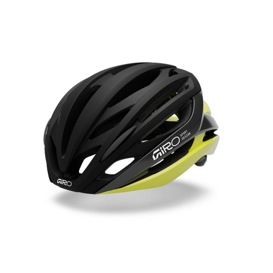 Casco de carretera GIRO SYNTAX MIPS Negro/Amarillo Hi Viz