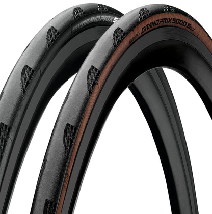 Neumático CONTINENTAL GRAND PRIX 5000 S TR 700c Tubeless Ready Marrón