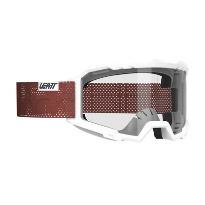 Máscara LEATT VIZION 2.0 MTB Blanco Pantalla Transparente